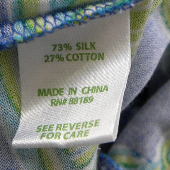 Lilly Pulitzer Patty Dress Starry Blue Fallin in Love Seashells Silk Jersey - Picture 7 of 7